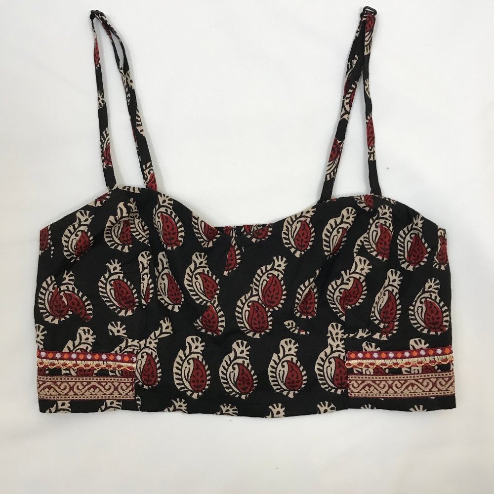 American Rag Print Bralette Boho Style